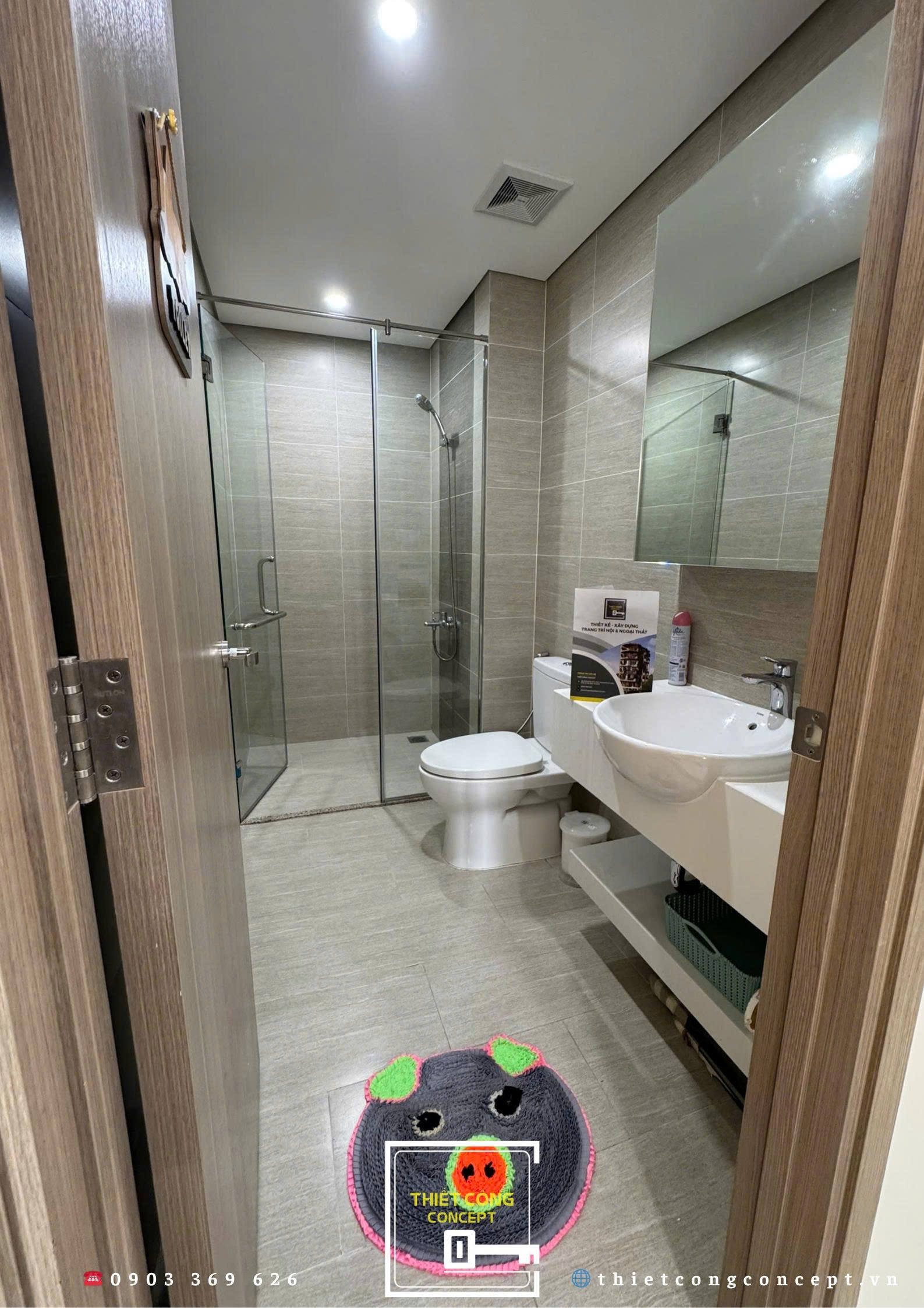 BỐ TRÍ KHÔNG GIAN NHÀ WC CƠ BẢN NHƯNG TIỆN NGHI CHO GIA CHỦ