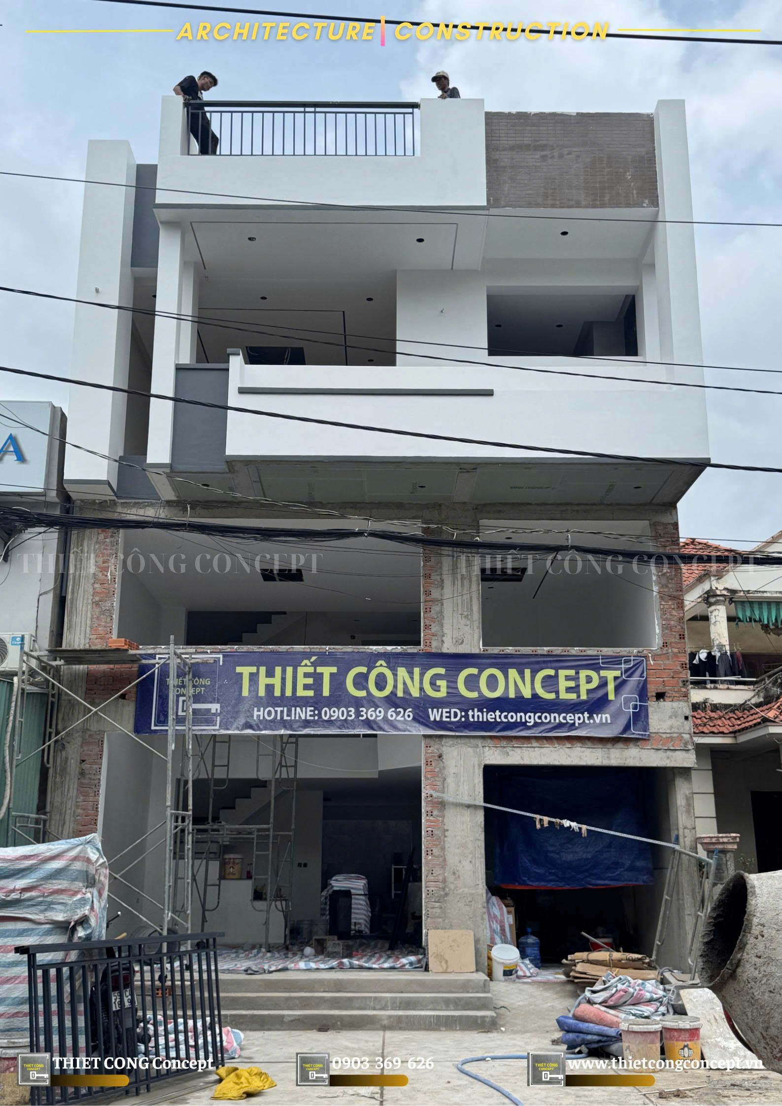CẬP NHẬT TIẾN ĐỘ CÔNG TRÌNH NHÀ PHỐ HIỆN ĐẠI QUOC’S HOUSE - TCC QUẬN 7 