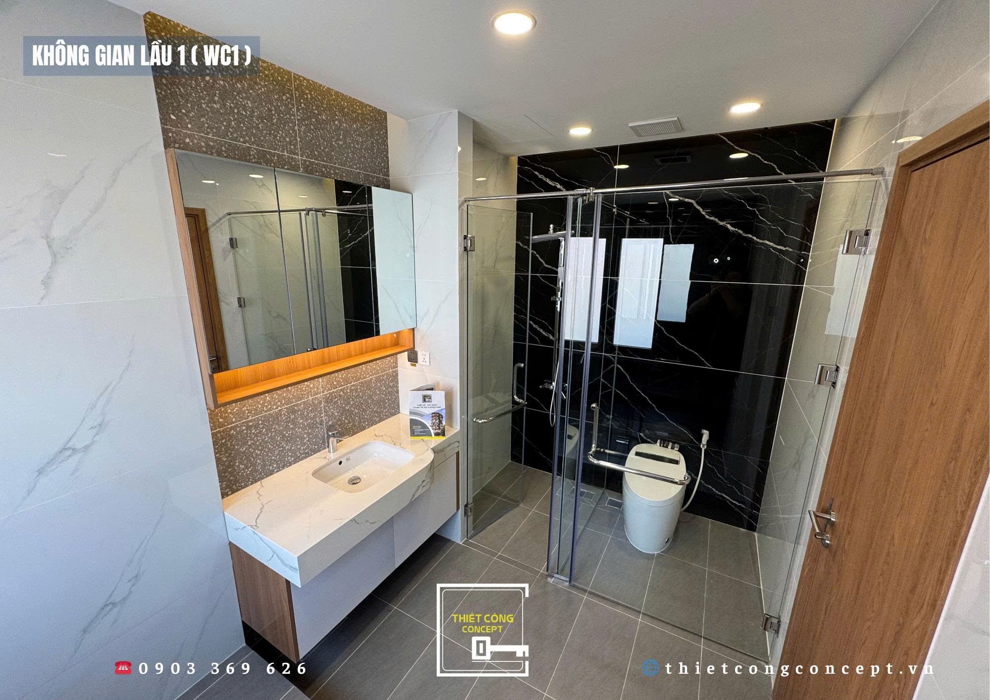 CONCEPT CHỌN MÀU GẠCH CHO NHÀ VỆ SINH SANG TRỌNG VÀ ĐẲNG CẤP LUXURY 2025