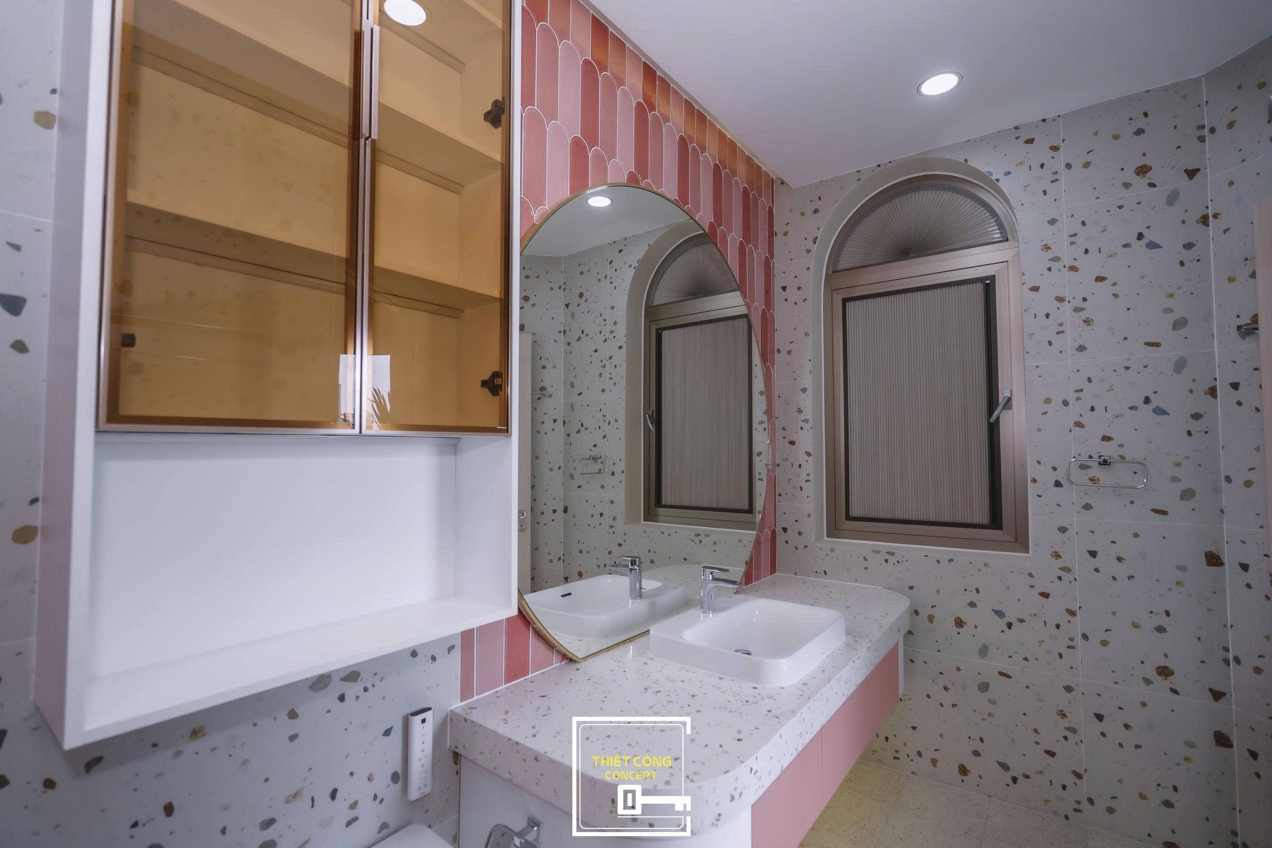 MẪU GẠCH ỐP LÁT WC THỰC TẾ TẠI CHAU'S HOUSE 2023 | TCC TÂN PHÚ