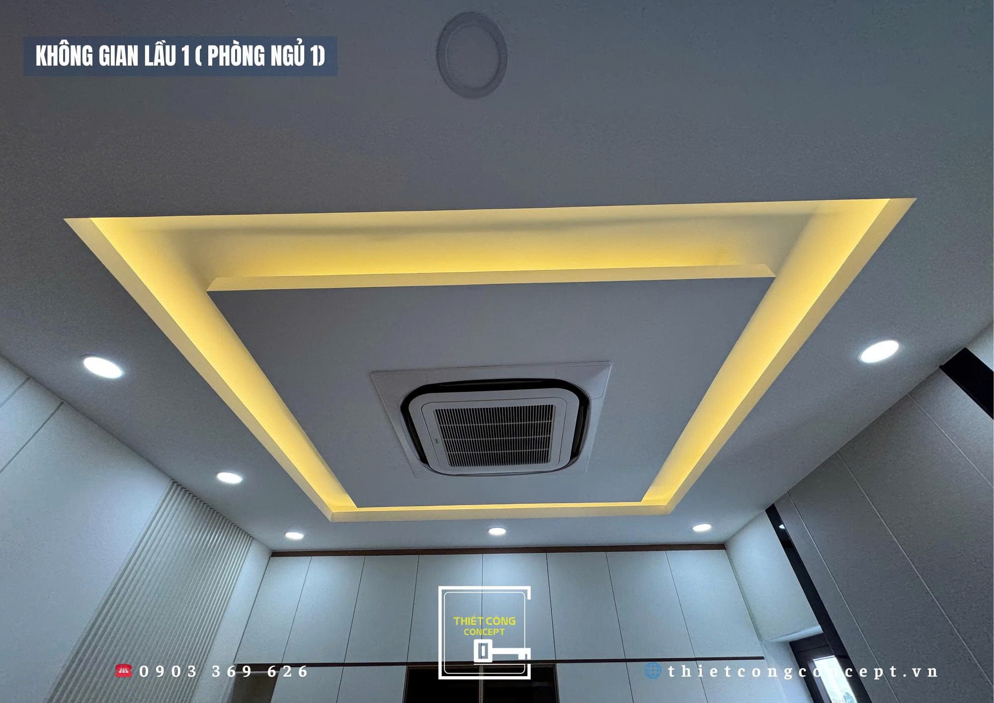 MẪU TRẦN THẠCH CAO TẠI QUOC'S HOUSE 2025