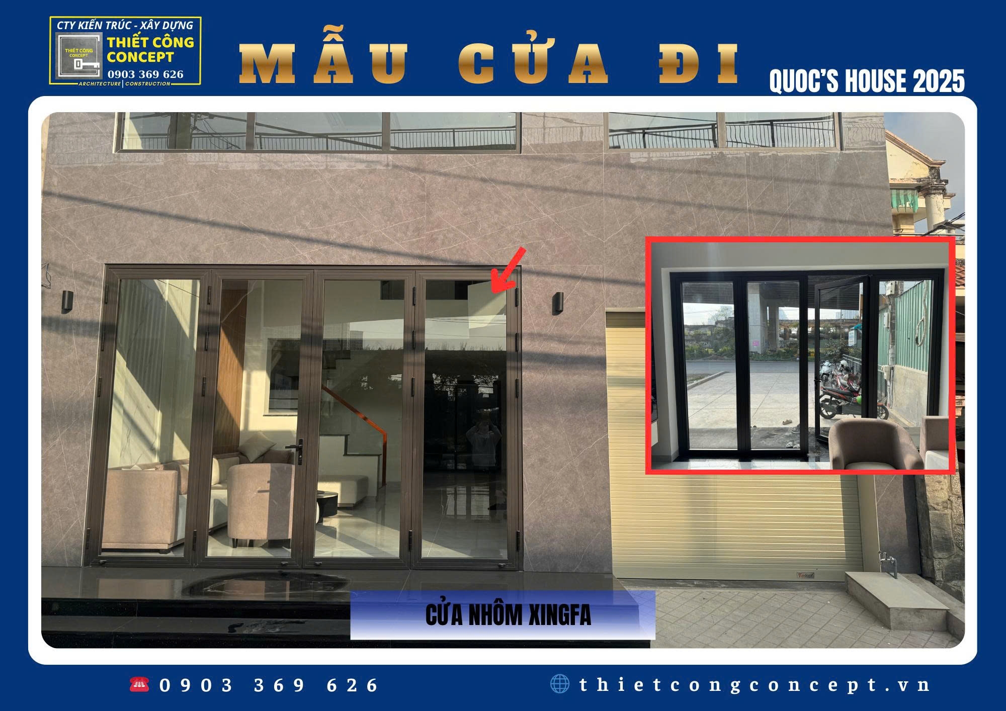 TỔNG HỢP MẪU CỬA ĐI TẠI QUOC'S HOUSE 2025