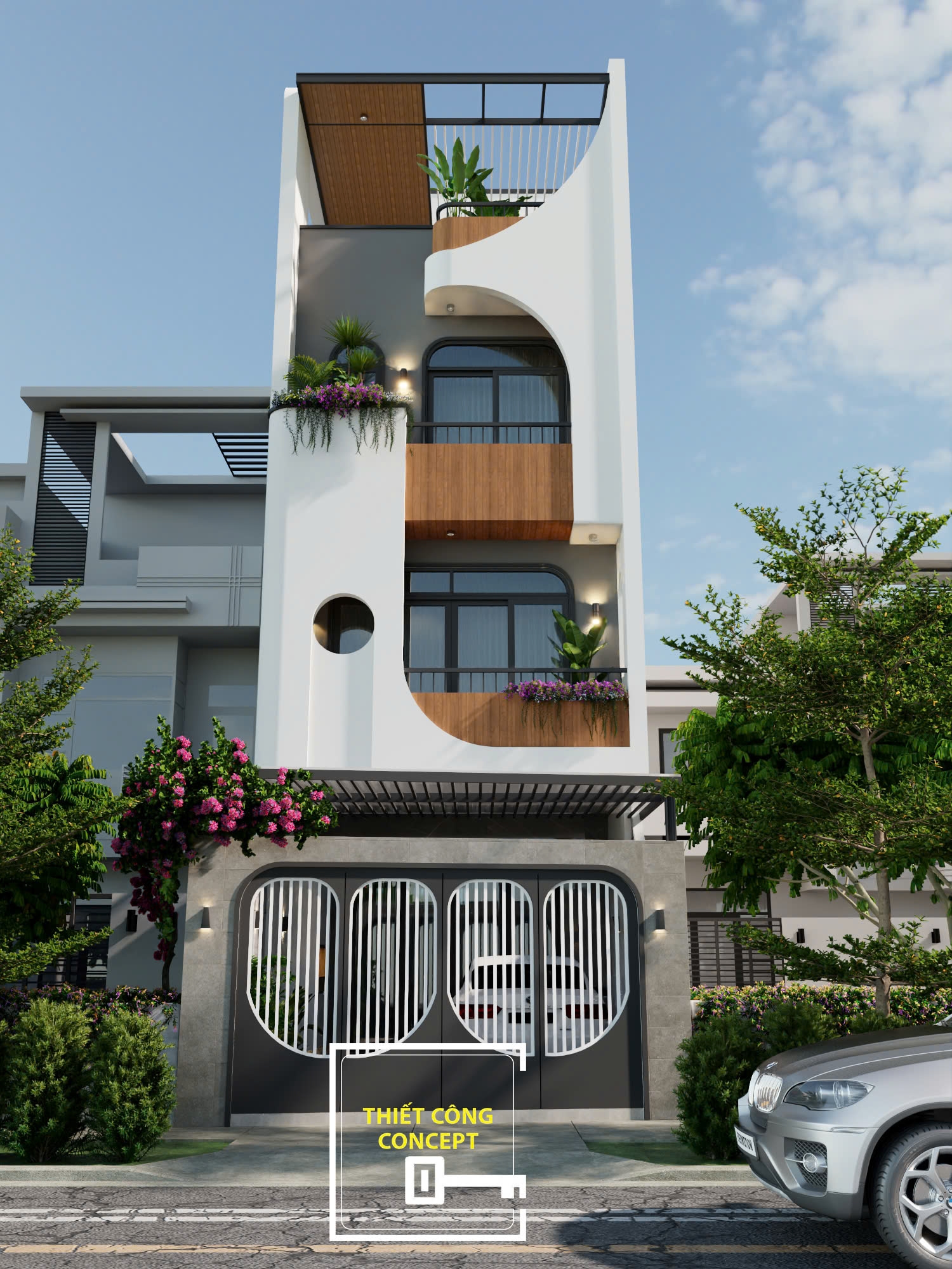 HOÀN THIỆN PHƯƠNG ÁN THIẾT KẾ NHÀ PHỐ PHONG CÁCH HIỆN ĐẠI KHANG'S HOUSE - TCC Q12 T12/2025