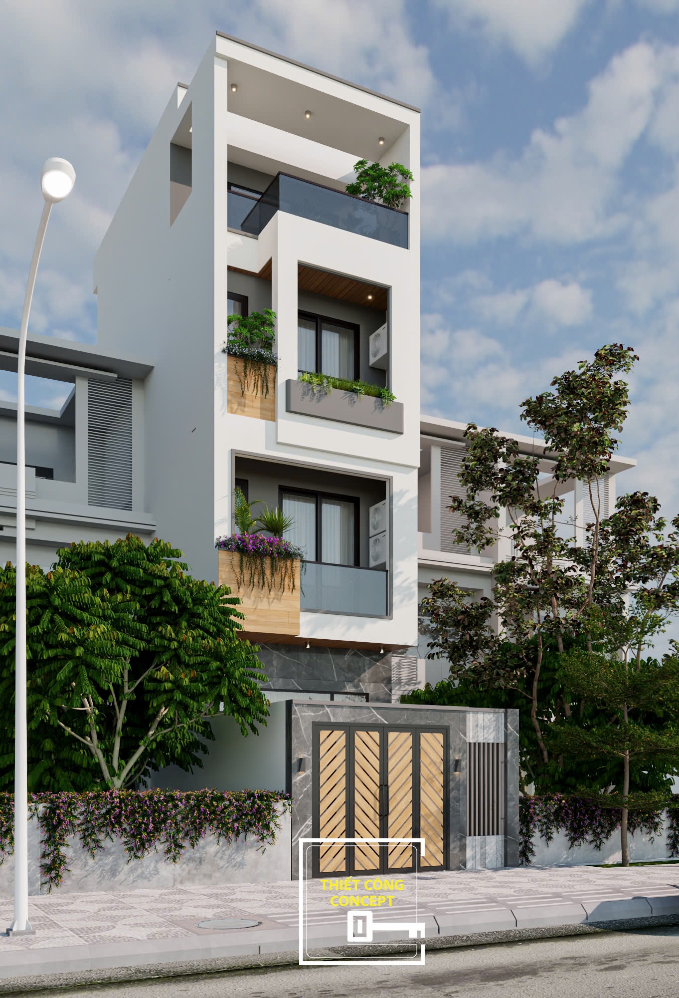 HOÀN THIỆN PHƯƠNG ÁN THIẾT KẾ NHÀ PHỐ PHONG CÁCH HIỆN ĐẠI MANH'S HOUSE - TCC GÒ VẤP T12/2025