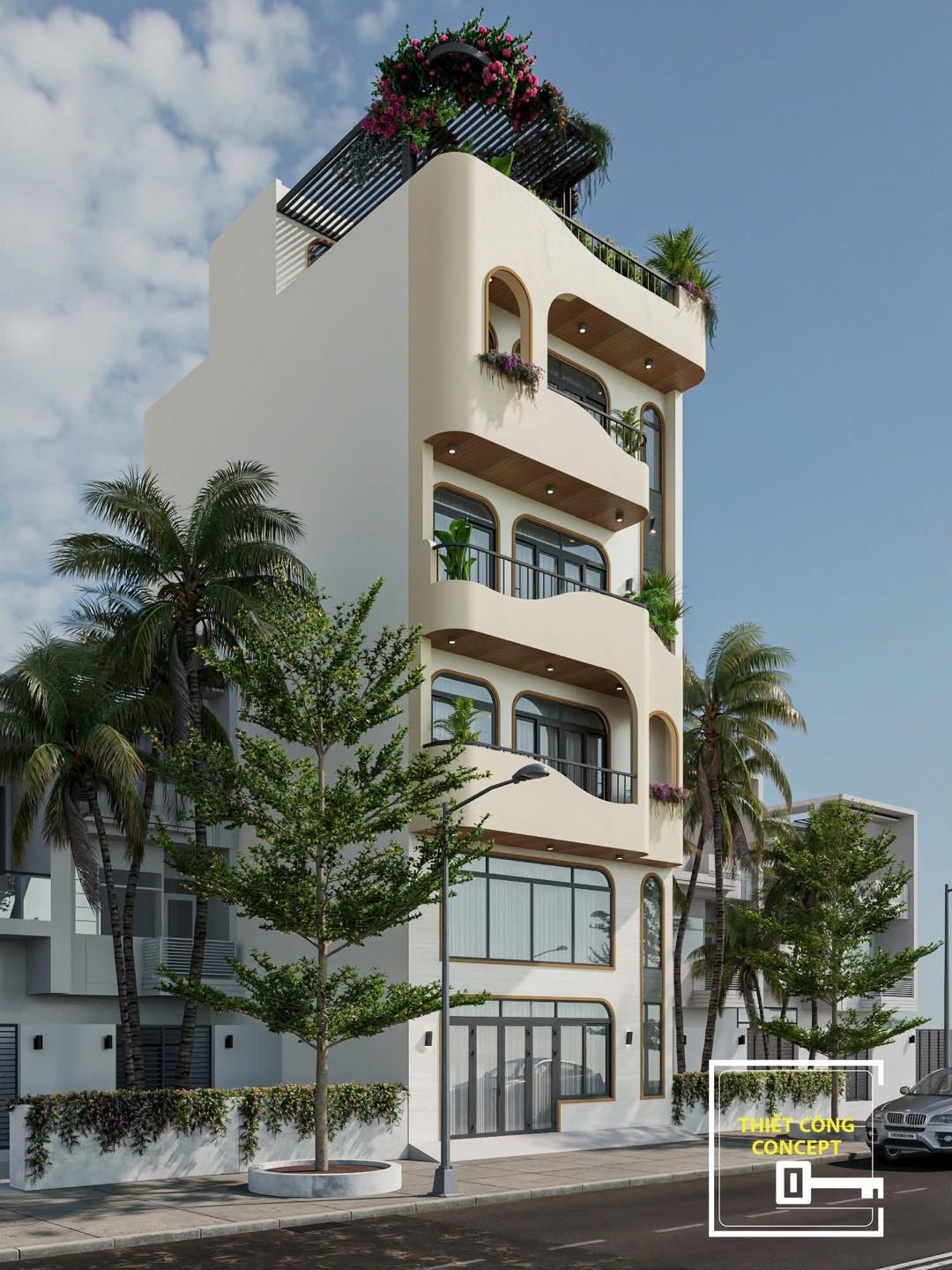 HOÀN THIỆN PHƯƠNG ÁN THIẾT KẾ NHÀ PHỐ PHONG CÁCH HIỆN ĐẠI THUY'S HOUSE 2026 - TCC GÒ VẤP 