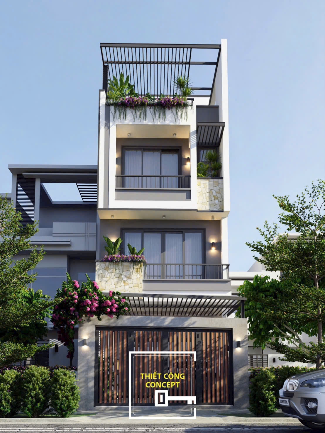 MẪU THIẾT KẾ NHÀ PHỐ PHONG CÁCH HIỆN ĐẠI NGA'S HOUSE - QUẬN 12 T09/2025