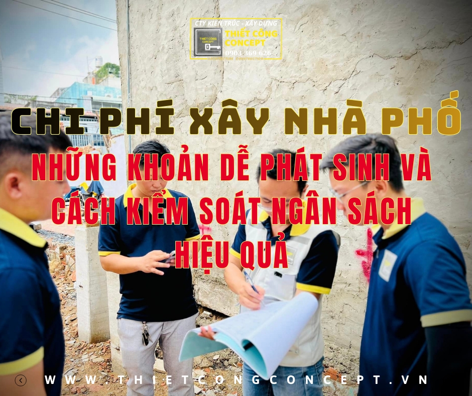 Chi Phí Xây Nhà Phố: Những Khoản Dễ Phát Sinh Và Cách Kiểm Soát Ngân Sách Hiệu Quả
