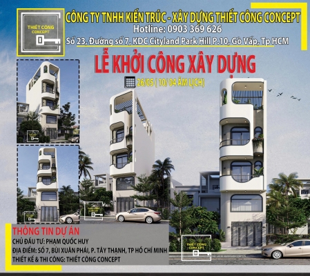 KHỞI CÔNG XÂY DỰNG HUY’S HOUSE 2026 | THIẾT CÔNG CONCEPT